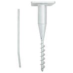 vidaXL Parasolvoet voor in de grond met stang 16x16x52 cm, Verzenden, Nieuw, Parasolvoet