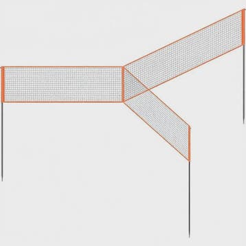 Verstelbaar Sportnet: Volleybal, Badminton & 4-Square Spel -, Verzenden, Nieuw