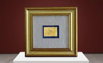 Salvador Dali (1904-1989) - Reliëf, Lucha, 24k gold finished