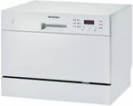 Silvercrest Stg1200a1 - Mini Vaatwasser - 55 cm breed - 6, Witgoed en Apparatuur, Vaatwasmachines, Ophalen of Verzenden, Zo goed als nieuw