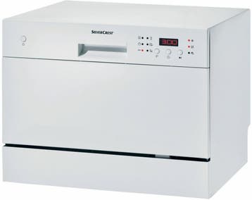 Silvercrest Stg1200a1 - Mini Vaatwasser - 55 cm breed - 6, Ophalen of Verzenden, Zo goed als nieuw, 85 tot 90 cm
