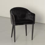 Rustic & Bear Catelyn armstoel, zwart, 4-poot onderstel, Huis en Inrichting, Stoelen, Ophalen of Verzenden, Nieuw