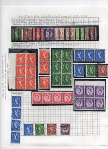 Groot-Brittannië 1953/1969 - QEII-problemen, Gestempeld