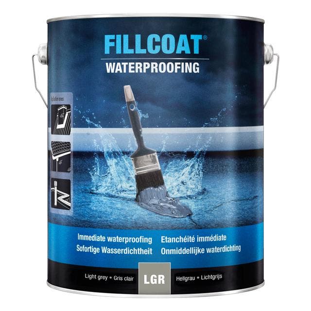 Fillcoat Waterproofing Lichtgrijs, Doe-het-zelf en Verbouw, Verf, Beits en Lak, Nieuw, Ophalen of Verzenden