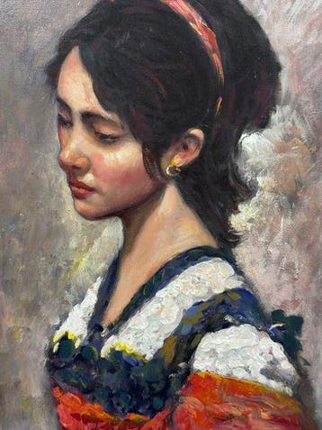 Italiaanse school (XX) - Giovane donna