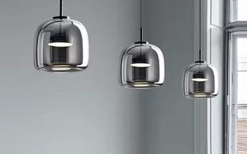 Luxe Glazen Kroonluchter – Moderne Hanglamp met Verstelbaar, Huis en Inrichting, Lampen | Hanglampen, Verzenden, Nieuw