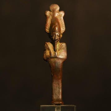Oude Egypte, late periode Brons Beeld van Osiris, 9,3 cm