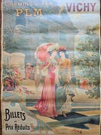 Hugo dAlesi - Chemins de Fer PLM Vichy - Jaren 1990, Antiek en Kunst