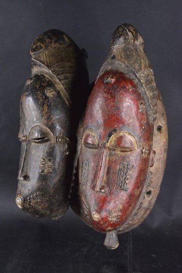 Tweelingmasker - Baule - Ivoorkust