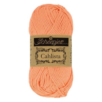 Scheepjes Cahlista 50g - 524 Apricot - Haakgaren / Breigaren, Ophalen of Verzenden, Nieuw, Breien of Haken, Wol of Garen