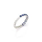 Eeuwigheidsring - 14 karaat Witgoud, 14 kt. - 1.61ct. tw.