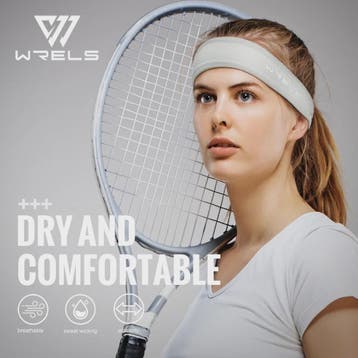 WRELS Sport Hoofdband - Ademend, Zweetabsorberend & Anti-sli, Verzenden, Nieuw