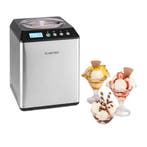 IJsblokjesmachine zilver retro ijsmachine keuken model, 2 tot 3 liter, Ophalen of Verzenden, Nieuw