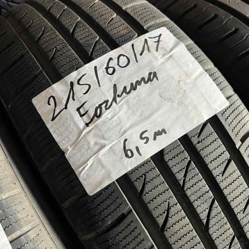 2 x Fortuna 215-60-17 Winterbanden 6,5mm, 17 inch, Band(en), Personenwagen, Gebruikt