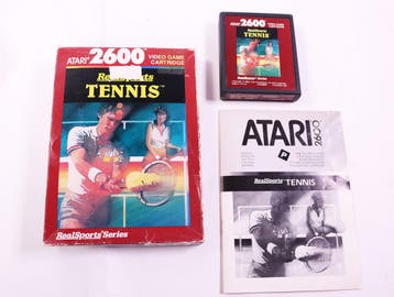 Atari 2600 - Tennis - Boxed CIB, Spelcomputers en Games, Games | Atari, Ophalen of Verzenden, Nieuw