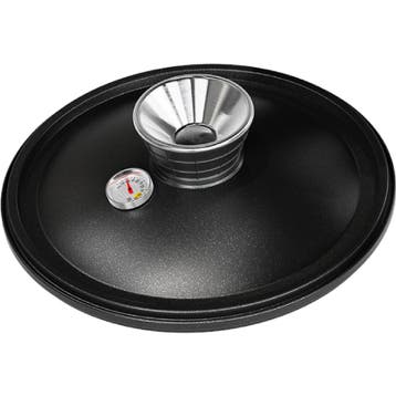 AMT Gastroguss Deksel met aromaknop en thermometer Ø 24 cm, Huis en Inrichting, Ophalen of Verzenden, Nieuw, Overige materialen