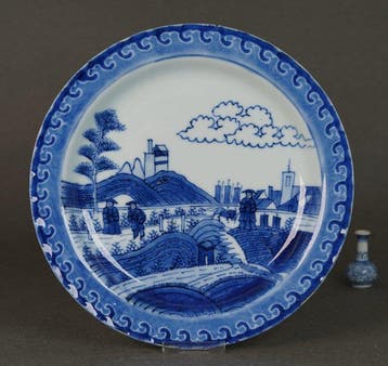 Kangxi (1662-1722) - Deshima Island or Scheveningen Plate,