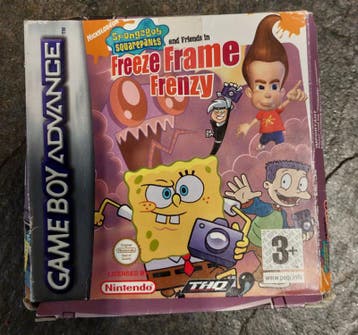 Spongebob freeze frame frenzy (Gameboy advance tweedehands, Ophalen of Verzenden, Zo goed als nieuw