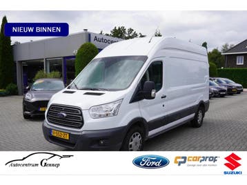 Zakelijke lease - Ford Transit 350 2.0 TDCI L3H3 Trend |, Alarm, Stof, Gebruikt, Wit