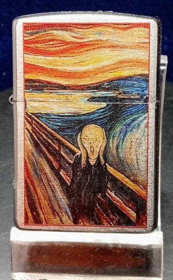 Zippo - Edvard Munch / Der Schrei - Zonder minimumprijs -, Nieuw