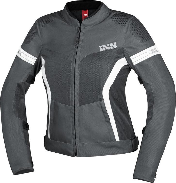 IXS Trigonis-Air Dames Grijs Textiele Motorjas, Motoren, Kleding | Motorkleding, Dames, Nieuw met kaartje, Jas | textiel, Verzenden