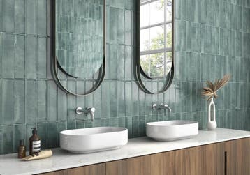 Wandtegel Ragno Feelze Turquoise Glans 7x28 (Muurtegels), Nieuw, 20 tot 40 cm, 10 m² of meer, Wandtegels