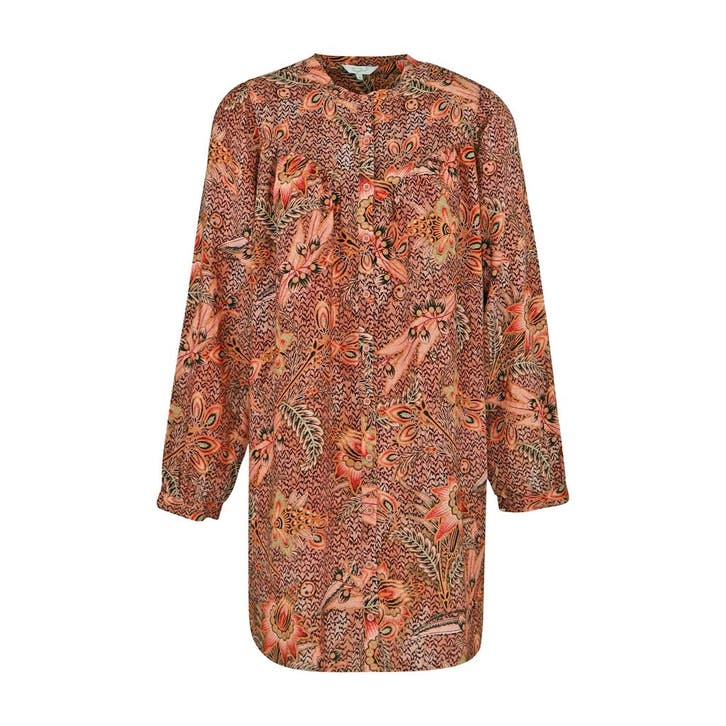 Frogbox • korte blouse jurk • 36, Kleding | Dames, Jurken, Oranje, Nieuw, Maat 36 (S), Verzenden