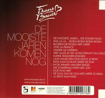 cd - frans bauer - DE MOOISTE JAREN KOMEN NOG (nieuw), Verzenden, Zo goed als nieuw