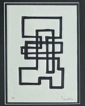 Siep Van Den Berg (1913-1998) - Geometrische compositie