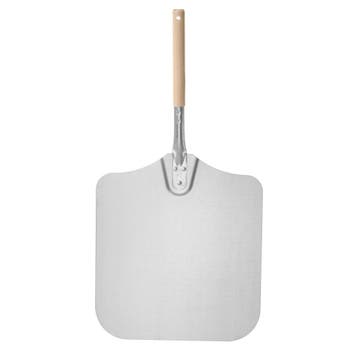 Pizzaschep | Oppervlak 355x355mm | Hout/Aluminium (Dicht) |, Verzenden, Nieuw in verpakking