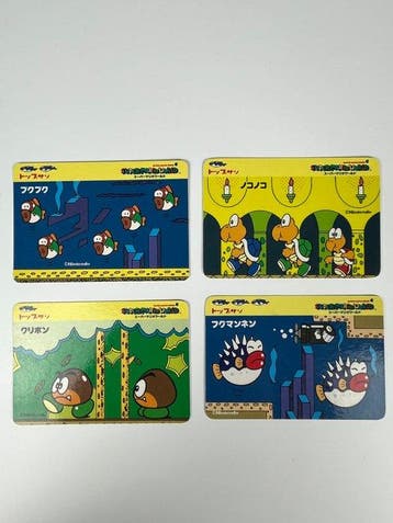 Top Sun Super Mario Card - 4 Card, Nieuw