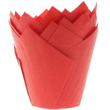 Muffin Vormpjes HoM Tulp Rood 36st., Verzenden, Nieuw