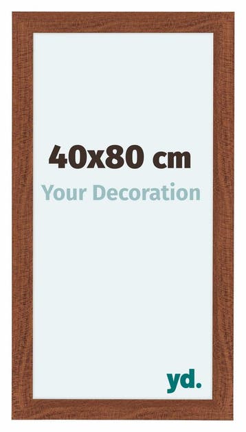 Fotolijst 40x80 cm - Walnoot - MDF - Como, Verzenden, Nieuw