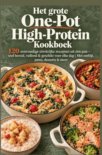 Het Grote One-Pot High-Protein Kookboek: 120 Eenvoudige Eiwi, Ophalen of Verzenden, Nieuw, Elena Proteina