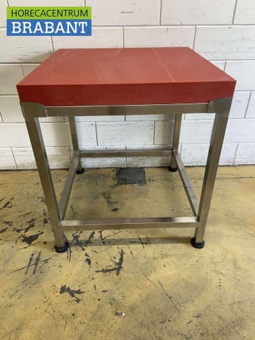 HCB RVS Polyethylene PE Hakblok 80 x 80 cm Horeca Slagerij, Ophalen of Verzenden, Nieuw in verpakking