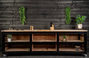 Buitenkeuken Staalo - Industrieel Design  en Stalen Frame, Nieuw