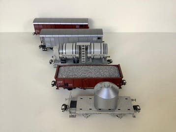 Märklin H0 - uit set 29516 - Modeltrein goederenwagonset (5), Nieuw