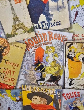 Affiches uit de Belle Époque op stof in beperkte oplage –