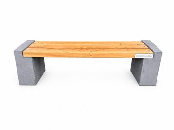 Tuinbank, tuinbank beton en hout, tuinbank beton, Tuin en Terras, Tuinbanken, Verzenden, Nieuw, Hout