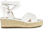 POSH by Poelman SAAR Dames - 37 - Sandalen/Espadrilles - Wit, Verzenden, Nieuw