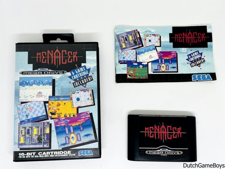 Sega Megadrive - Menacer, Spelcomputers en Games, Games | Sega, Gebruikt, Verzenden
