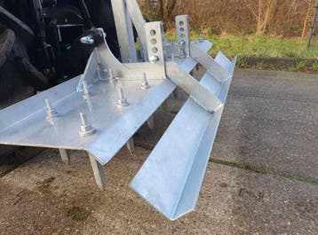 Kraffter Manegebakvlakker 150 cm Gegalvaniseerd | Nieuw, Ophalen, Grondbewerking