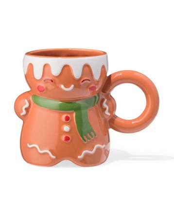 HEMA Mok 9x11.5cm peperkoekman, Verzenden, Nieuw