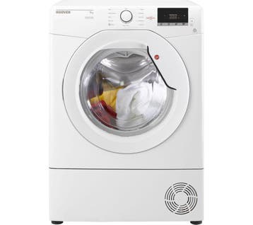 Hoover DXC9DG-80 - Condensdroger - 9 kg - NFC - 68 dB, Witgoed en Apparatuur, Wasdrogers, Ophalen of Verzenden, Zo goed als nieuw
