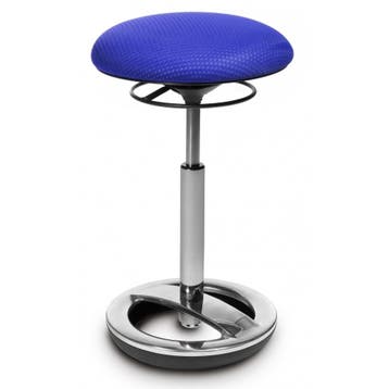 Werkkruk/Verhoogde Bureaustoel | Stof | Blauw | Ergonomisch, Verzenden, Nieuw