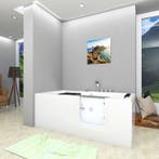 Instapbad Whirlpool Ligbad Zeno 160X85X59 Links (Badkamer), Ophalen of Verzenden, Nieuw