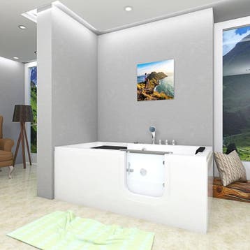 Instapbad Whirlpool Ligbad Zeno 160X85X59 Links (Badkamer), Ophalen of Verzenden, Nieuw