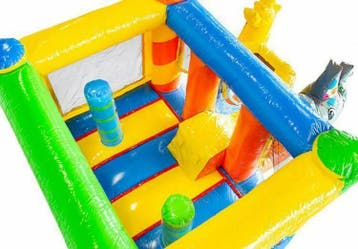 Springkussen feest!, Hobby en Vrije tijd, Feestartikelen | Verhuur, Nieuw, Verjaardag