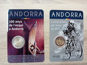 Andorra. 2 Euro 2024 Mountainbike + Ski (2