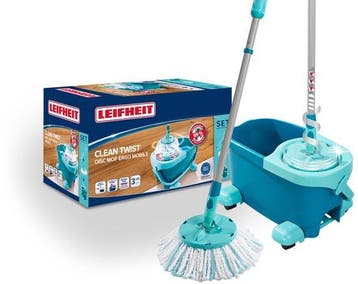 Leifheit Clean Twist Disc Mop Ergo, Huis en Inrichting, Schoonmaakartikelen